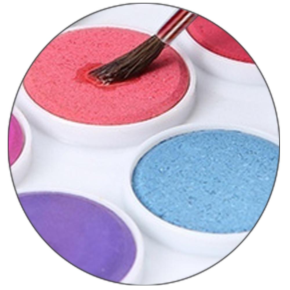 1123 Painting Water Color Kit - 12 Shades and Paint Brush (13 Pcs) - SkyShopy 1123 Painting Water Color Kit - 12 Shades and Paint Brush (13 Pcs) - SkyShopy